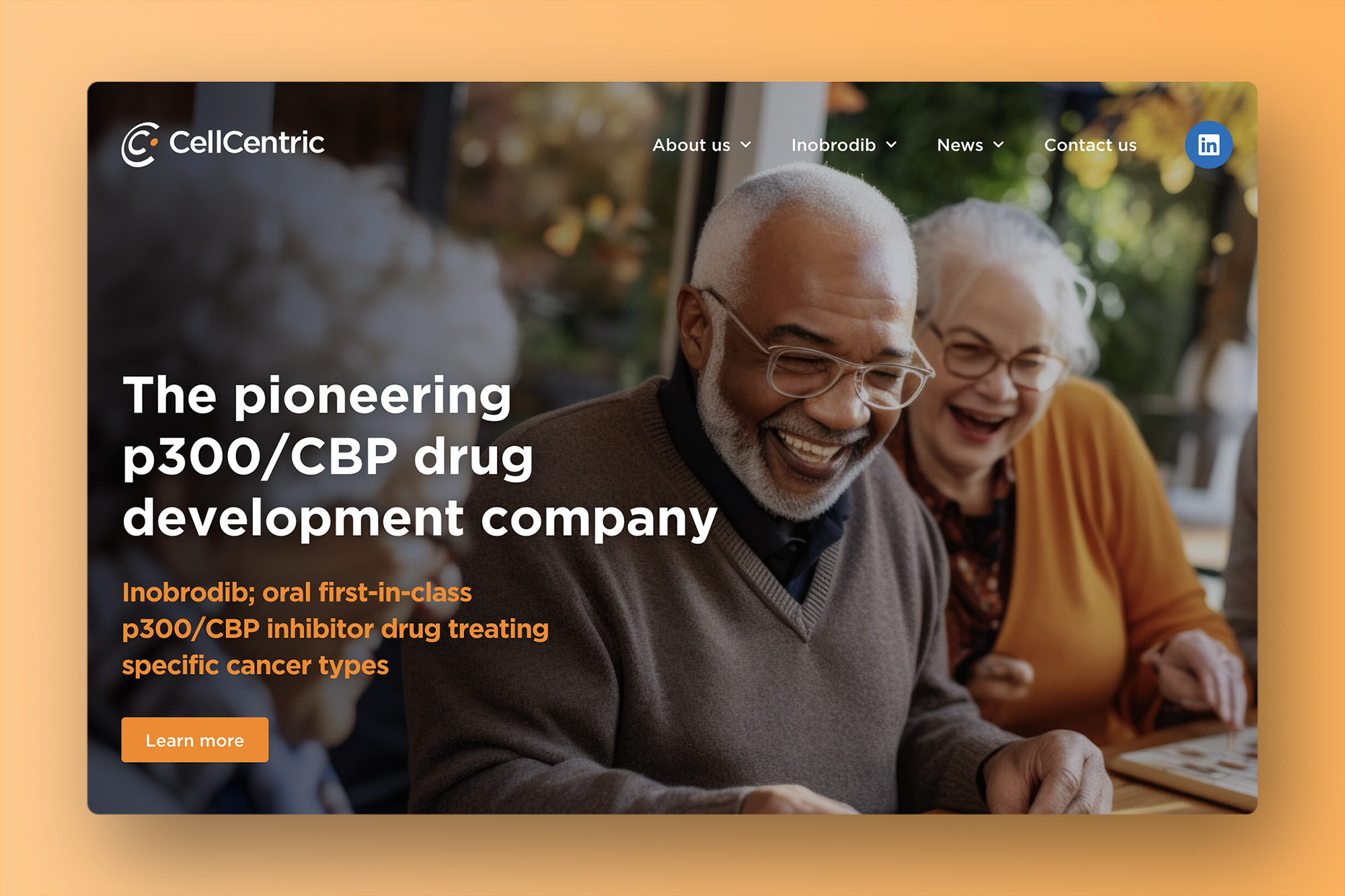 CellCentric Screenshot Homepage
